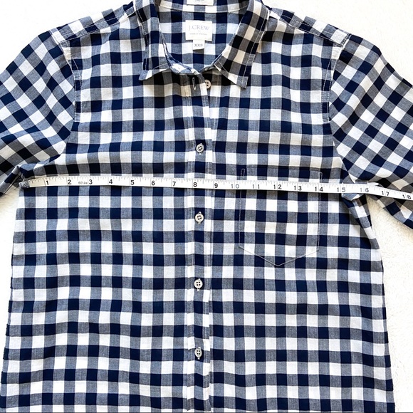 J. crew boy fit buffalo checkered button up top - Picture 7 of 7